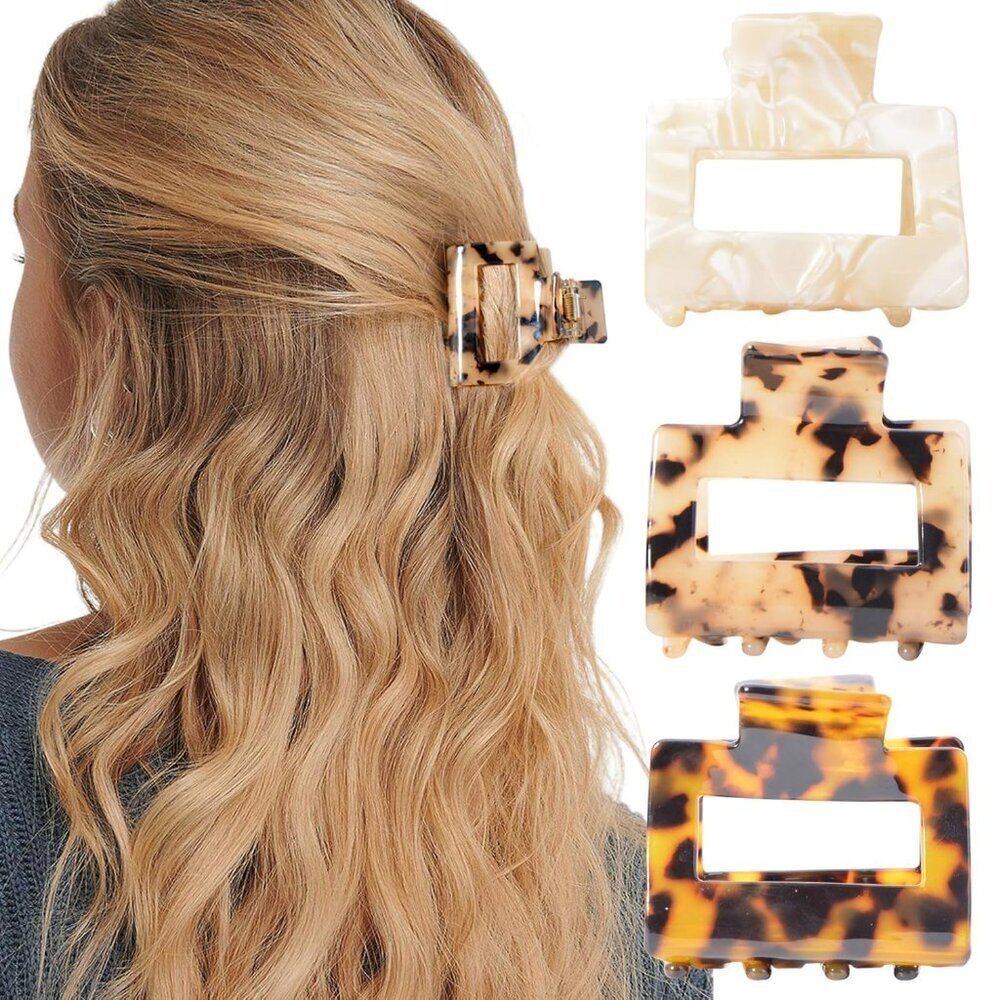 Tortoise Shell Ponytail Cuffs Elastic Hair Band Hair Tie Leopard French Design H